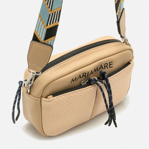 Bolso bandolera NISI beige MARIAMARE