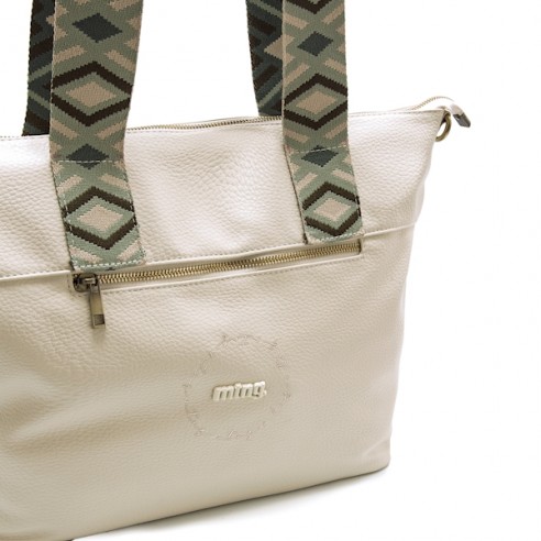 Bolso de hombro/bandolera ADNA beige...
