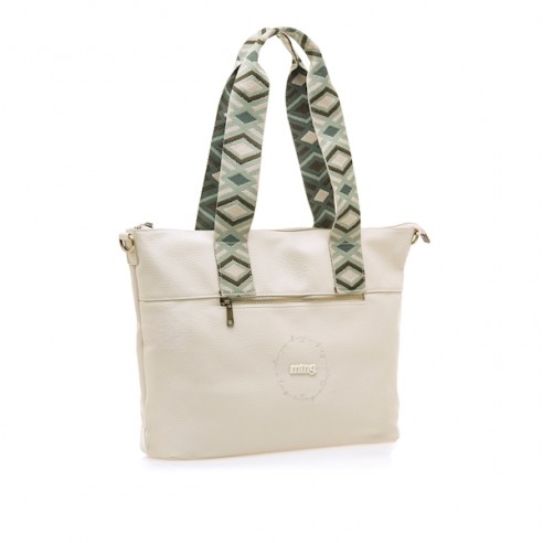 Bolso de hombro/bandolera ADNA beige...