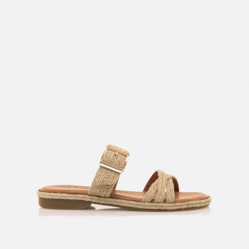 Sandalias planas ANAIS beige Mustang