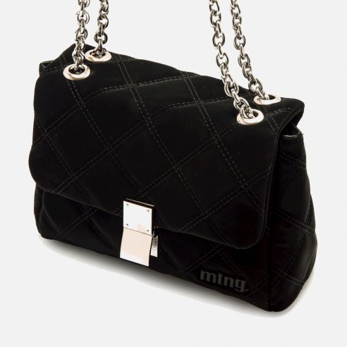 Bolso de hombro JUNE negro MUSTANG