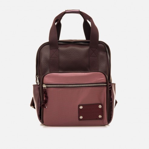 Mochila CARE burdeos MUSTANG