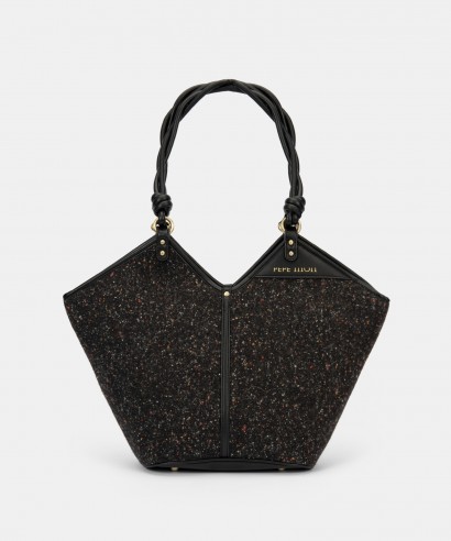 Bolso de hombro 252130 negro PEPE MOLL