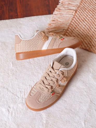 Deportivas beige Charms