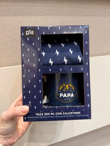 Set Taza 300ml con calcetines Papa...