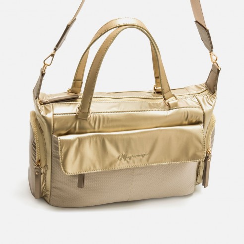 BOLSO MIRAS DORADO MARIA MARE