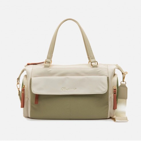 Bolso de mano/bandolera MIRAS beige...