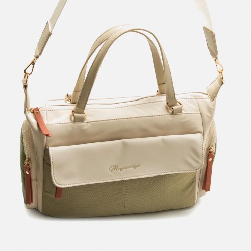 Bolso de mano/bandolera MIRAS beige...