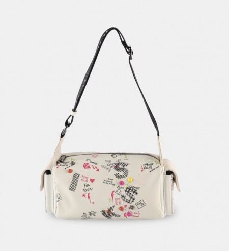 Bolso bandolera 261230 blanco Pepe Moll