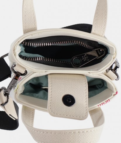 Bolso bandolera 261231 blanco Pepe Moll