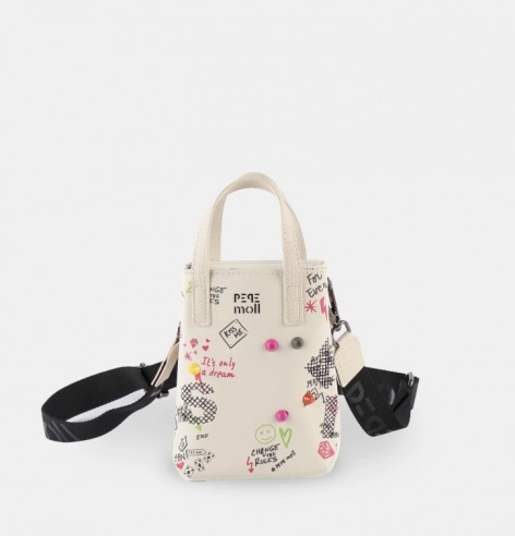 Bolso bandolera 261231 blanco Pepe Moll