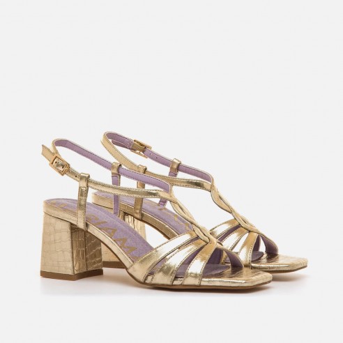 Sandalias WOODIT dorado