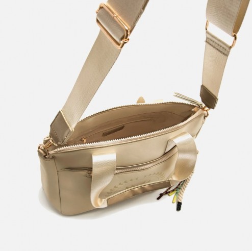 Bolso de hombro/bandolera LINCE beige...