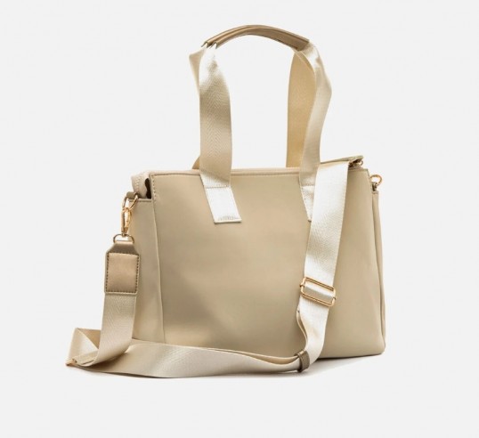 Bolso de hombro/bandolera LINCE beige...