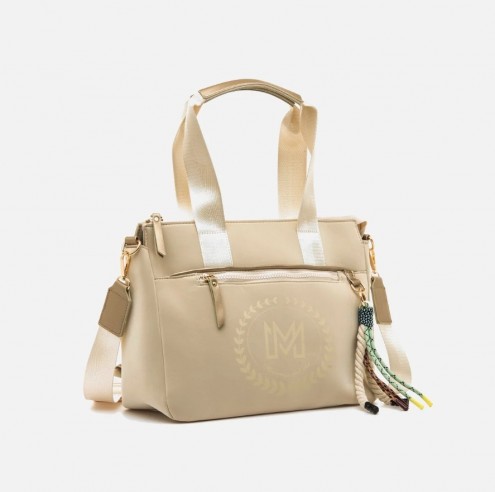 Bolso de hombro/bandolera LINCE beige...