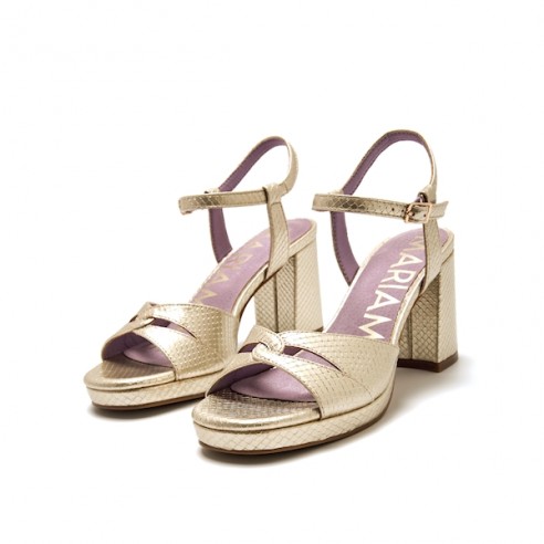 Sandalias CEFALU doradas Mariamare