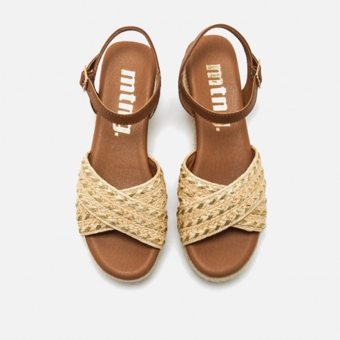 Sandalias de cuña LITA beige Mustang