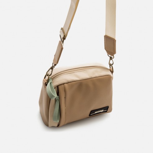 Bandolera NACAR marron Mustang