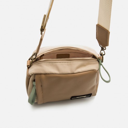 Bandolera NACAR marron Mustang