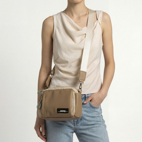 Bandolera NACAR marron Mustang