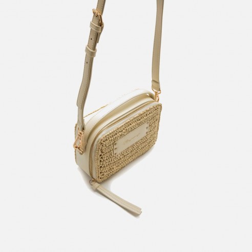 Bolso bandolera SABAL beige Mariamare