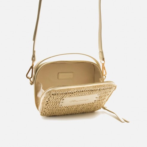 Bolso bandolera SABAL beige Mariamare
