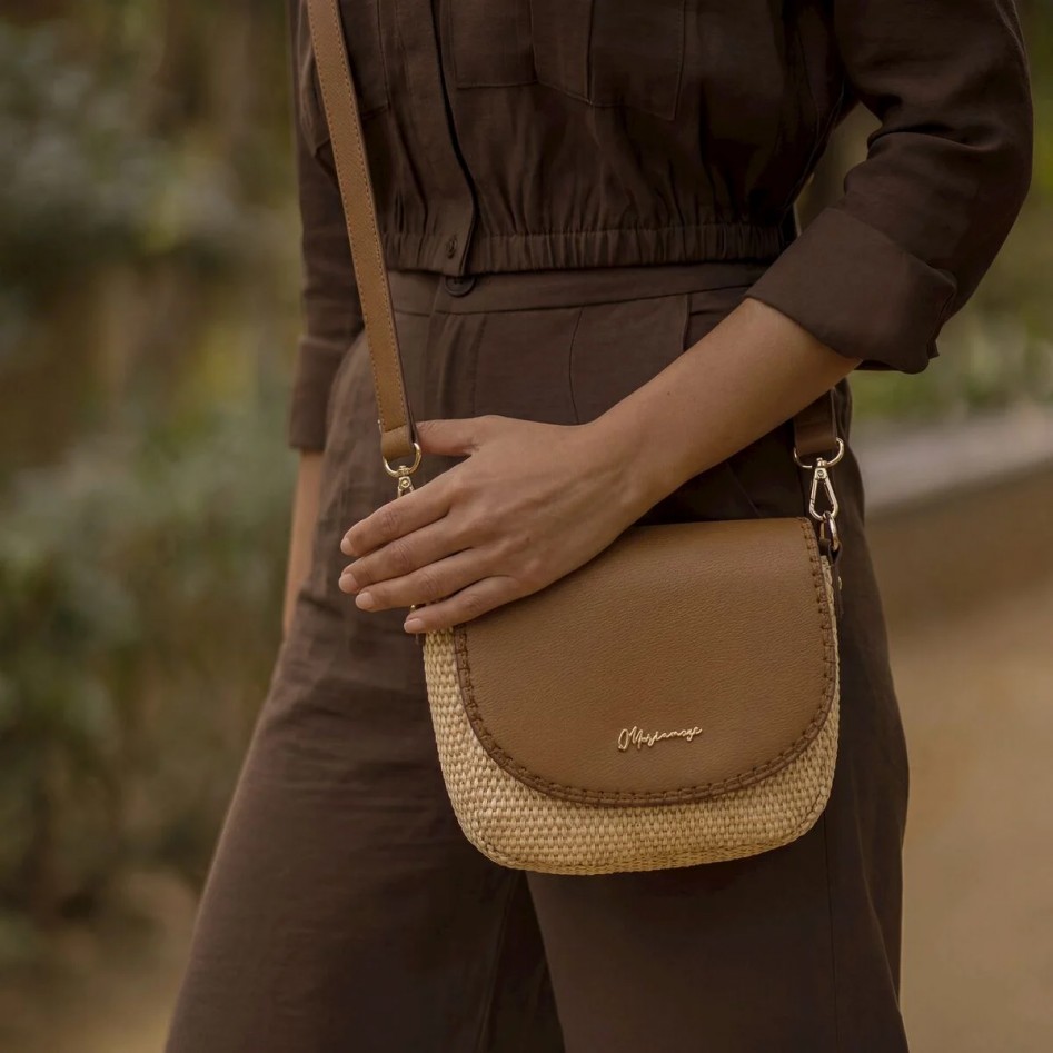 Bolso bandolera SALA marron...