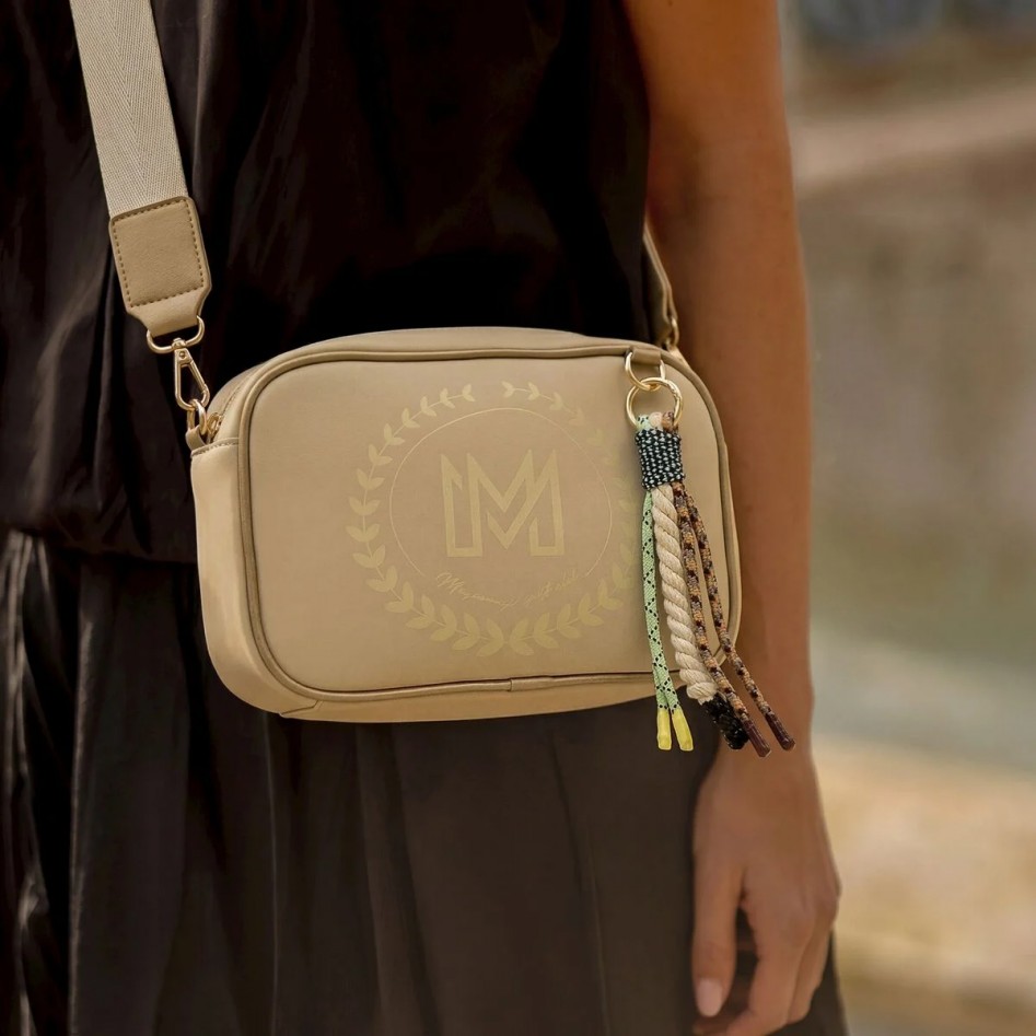 Bolso bandolera LISTO beige...