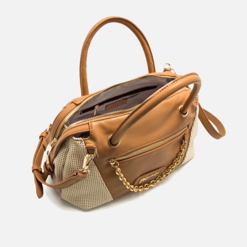 Bolso de mano/bandolera FLAMA marron...