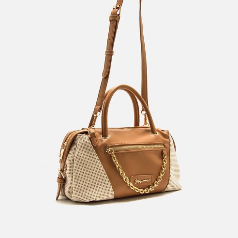 Bolso de mano/bandolera FLAMA marron...